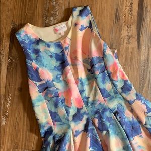 L’atiste Watercolor A-Line Sleeveless Dress